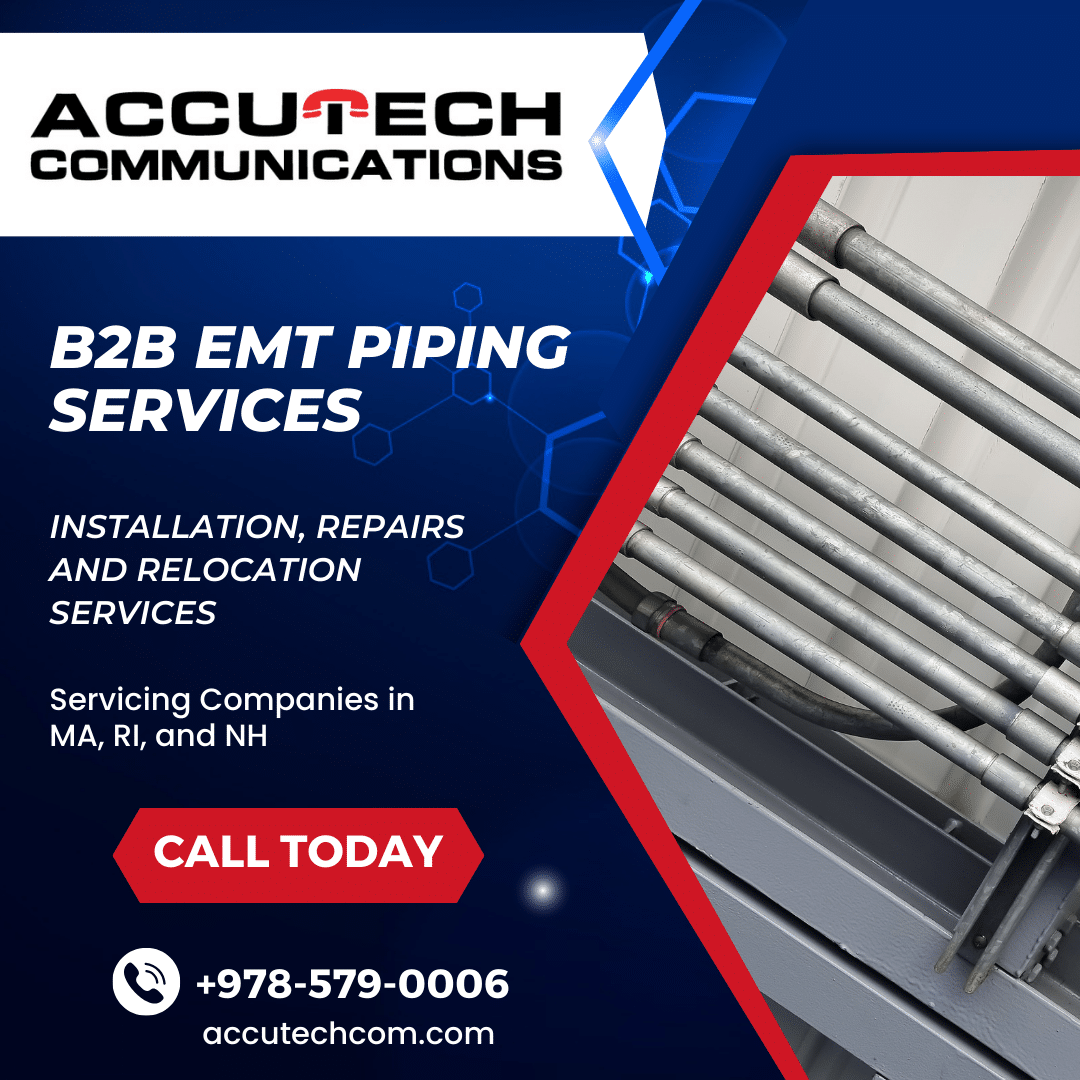 EMT Piping Services by Accutech Communications