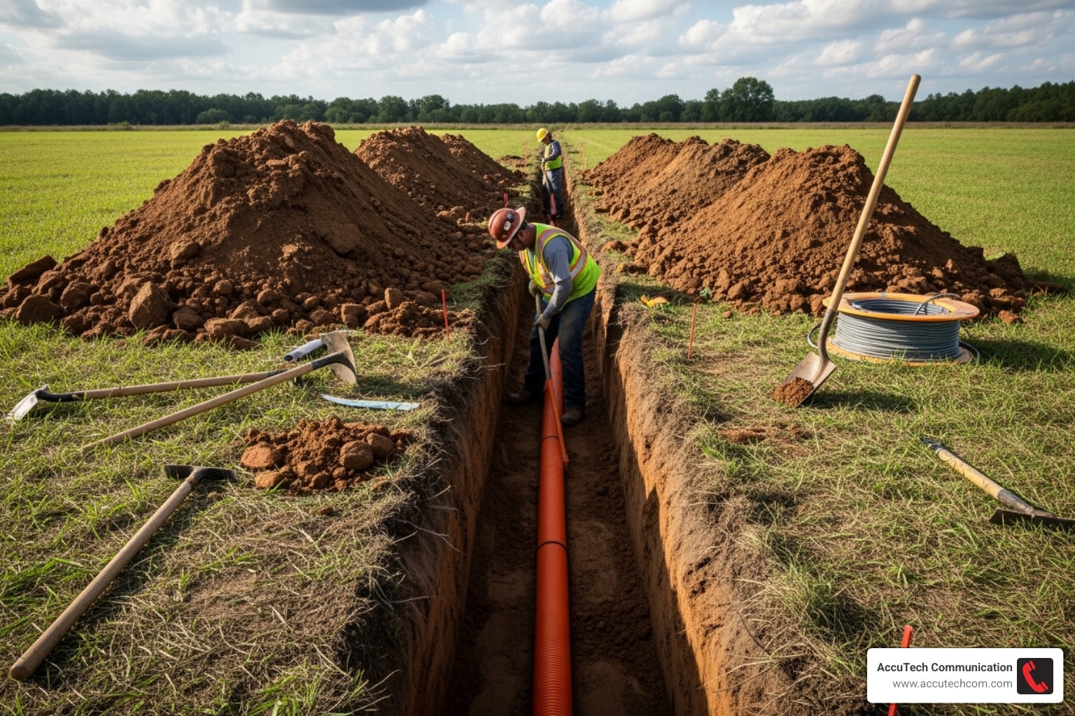 Going Underground – Your Guide to Burying Network Cable Conduit